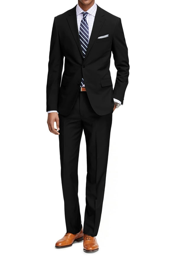 Classic Fit 2-Piece Men's Suit Jacket & Pant Set