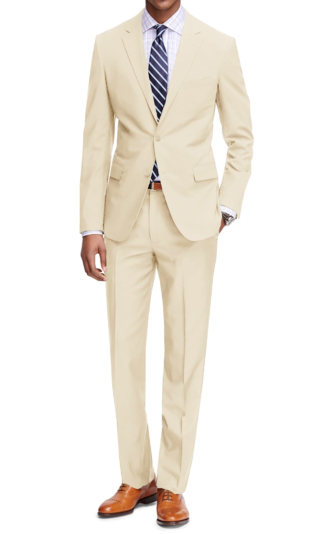 Braveman Men's Classic Fit 2Piece Suit Jacket & Pant Set