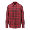 thumbnail image 1 of Braveman Men's Buffalo Plaid Button Down Classic Fit Flannel Shirt, 1 of 3