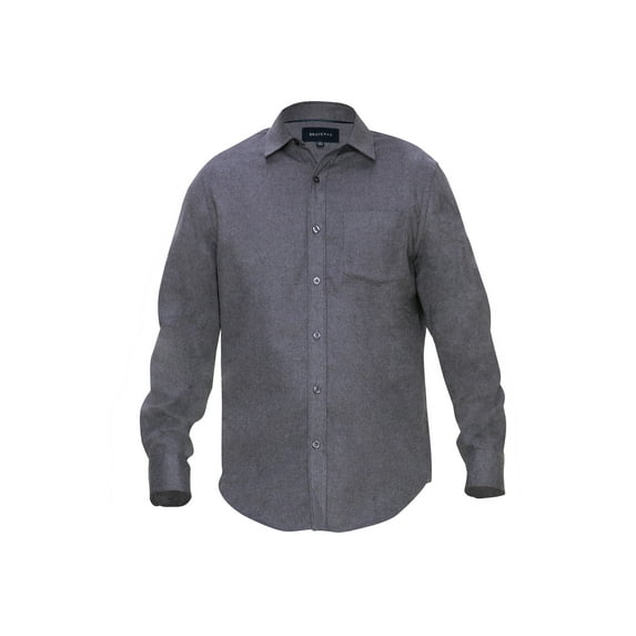 Braveman Men's Buffalo Plaid Button Down Classic Fit Flannel Shirt