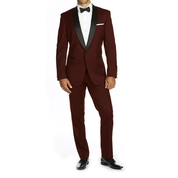Braveman Men's Shawl Lapel Runway Tuxedo