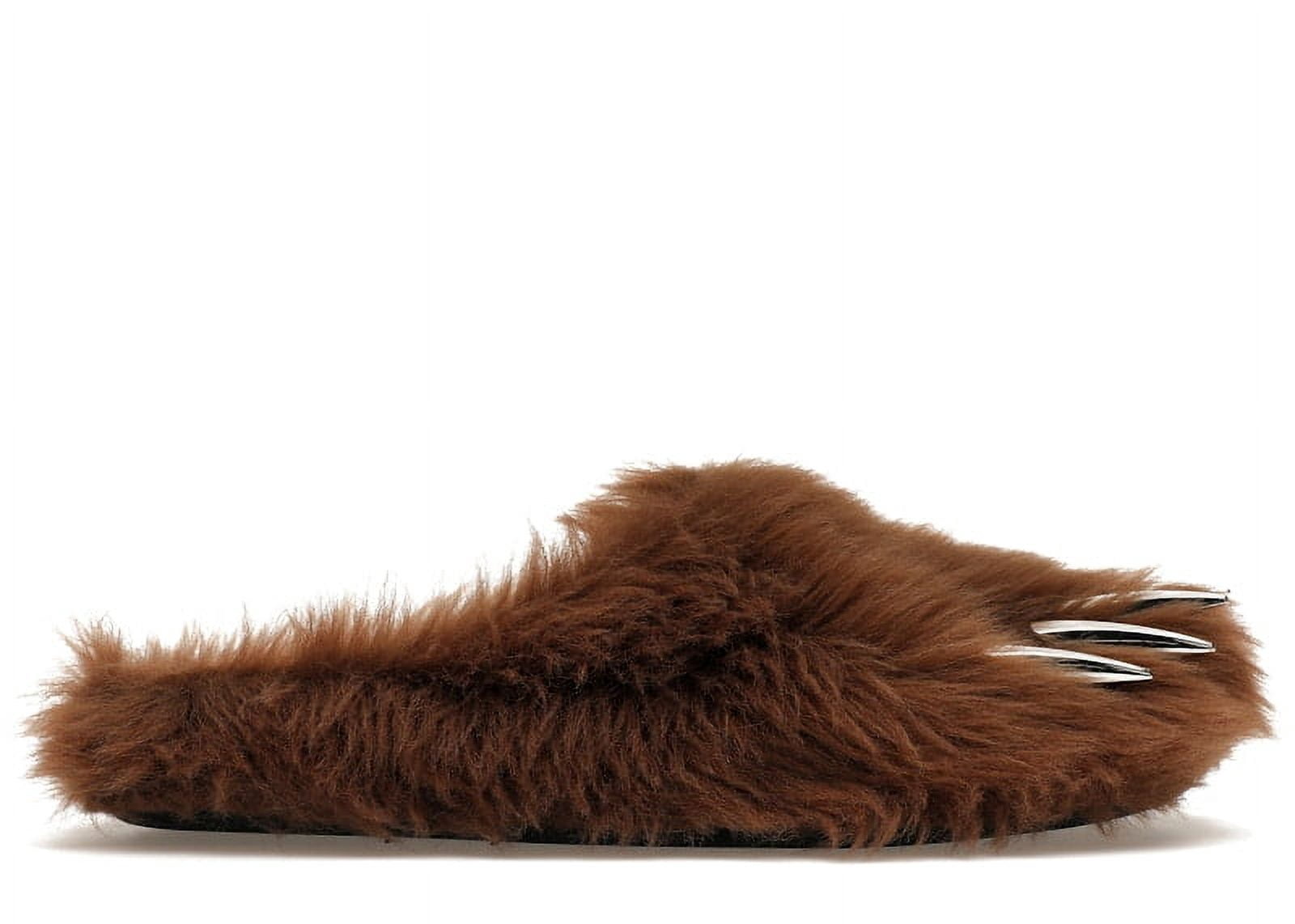 Bravest Studios Furry Brown Claw Slippers Bravest Studios Bear Claw Mules Size 6US | eBay main image 2