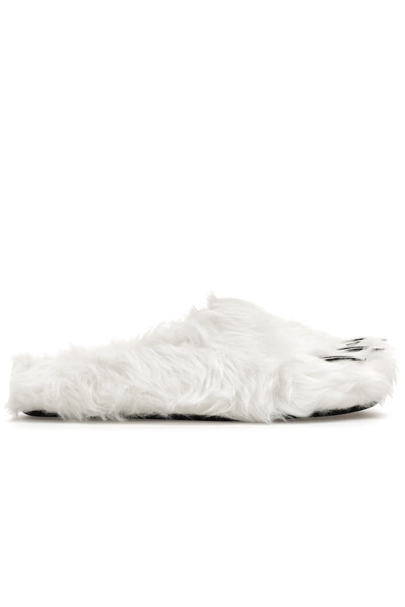 Men's Bear Claw Mule White Slippers, from StockX