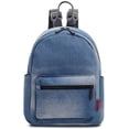 thumbnail image 1 of Bravo BTS Mini Backpack, Beautiful Fashion Design Casual Daypack, All Purpose Usage Bag 10" (Denim Blue), 1 of 6