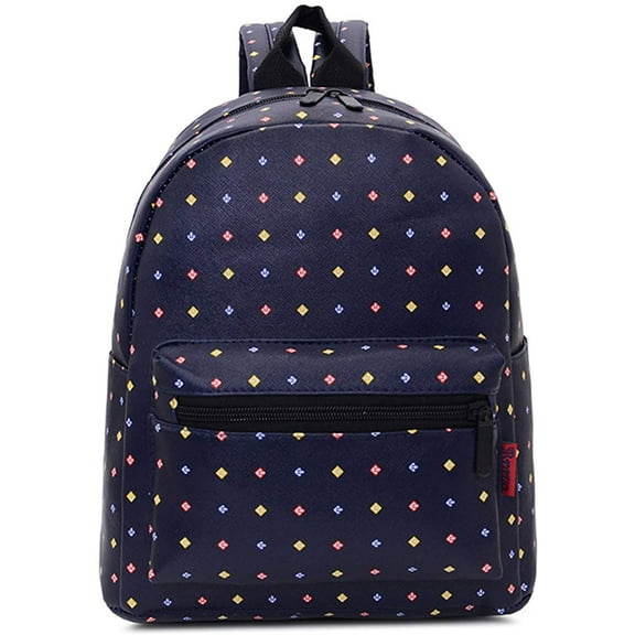 Bravo! Fashion Design Leatherette 12" Backpack (Boat Anchor)