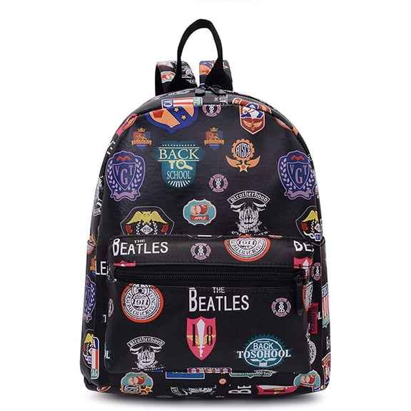 Bravo! Fashion Design Leatherette 12" Backpack (Signs)