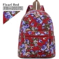 thumbnail image 1 of Bravo Floral Small (12 Inch) School Backpack, Beautiful All-Purpose Casual Daypack, Floral Red, 1 of 7