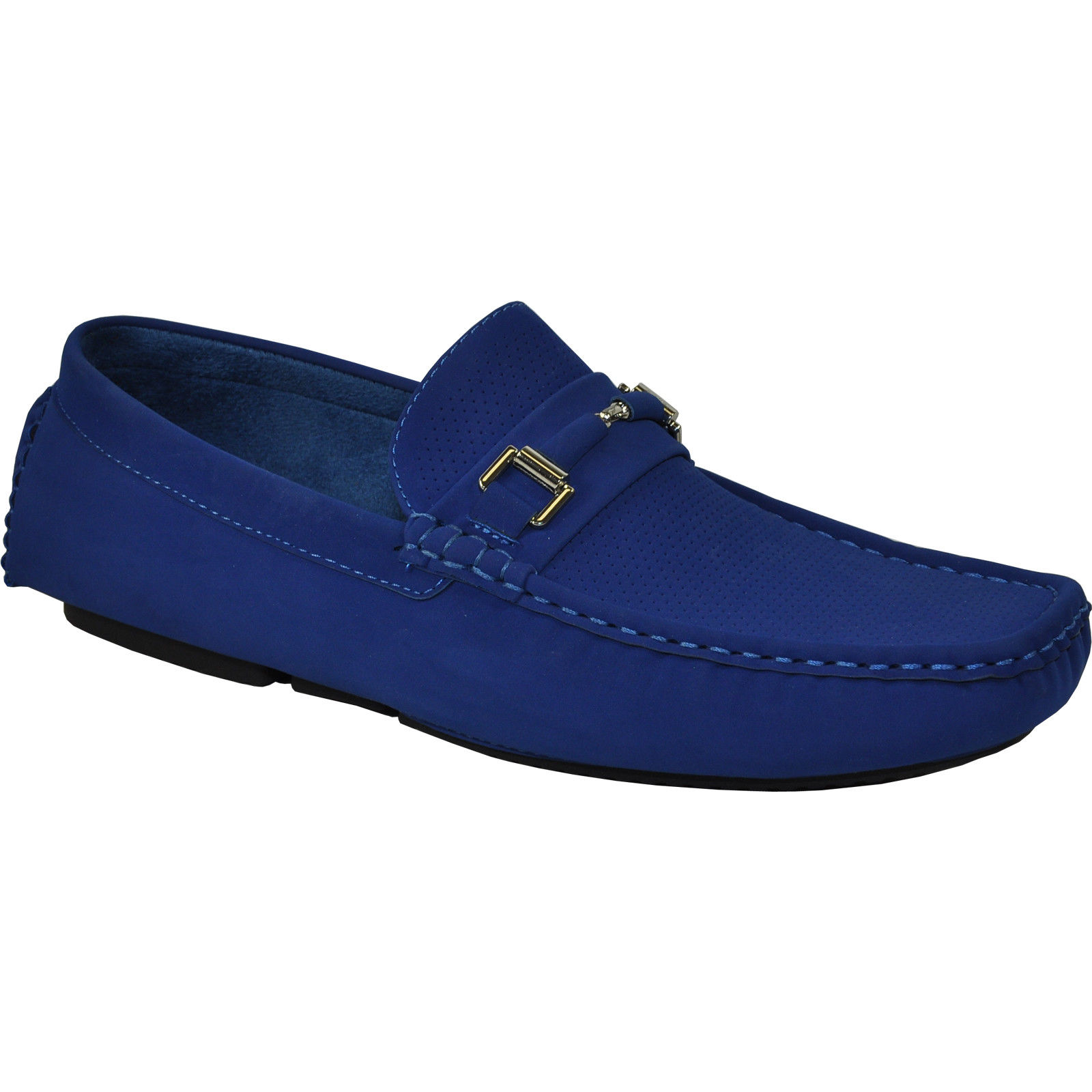 Bravo! Men Casual Shoe Todd-1 Driving Moccasin Blue 13M US - image 1 of 7