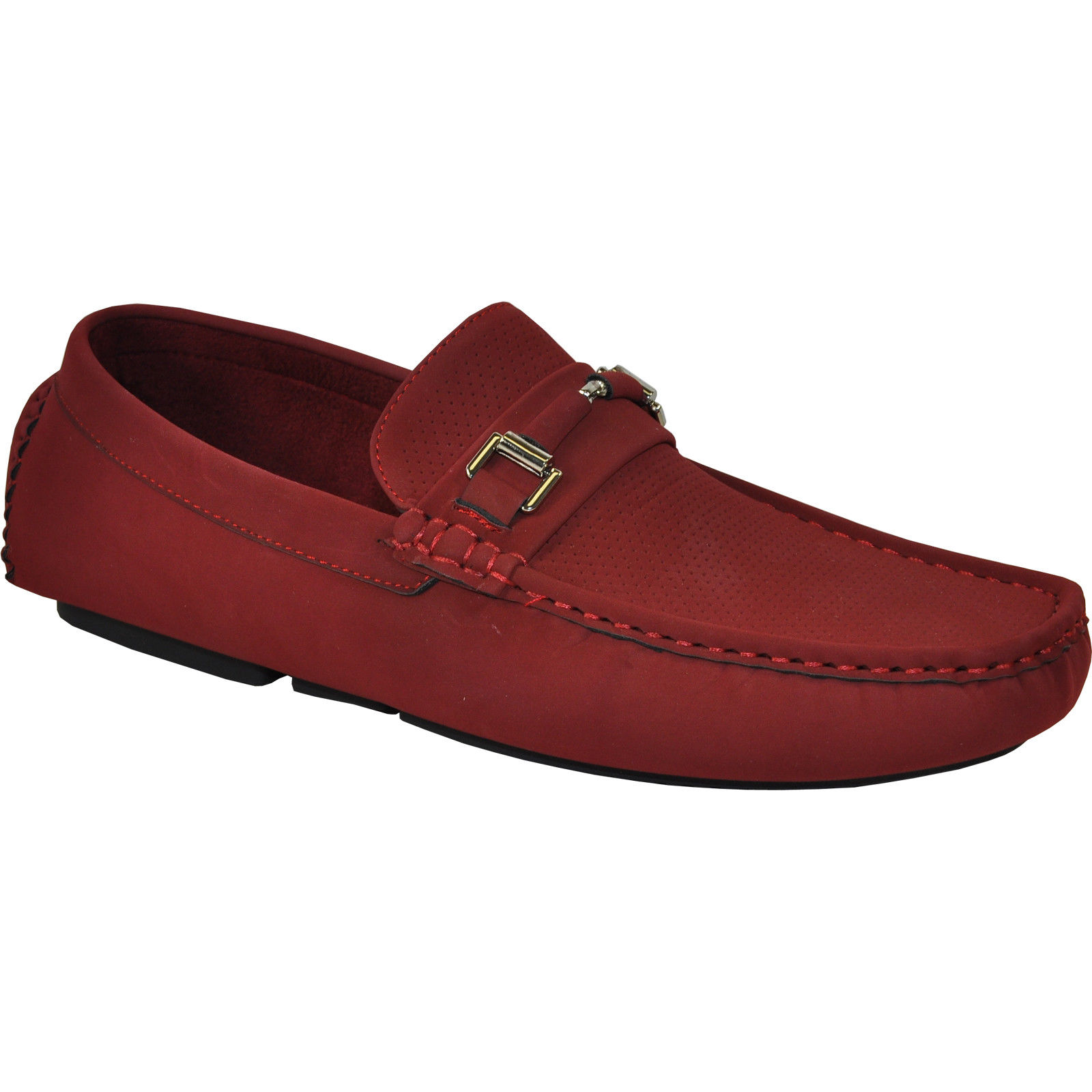 Bravo! Men Casual Shoe Todd-1 Driving Moccasin Red 10M US - image 1 of 7