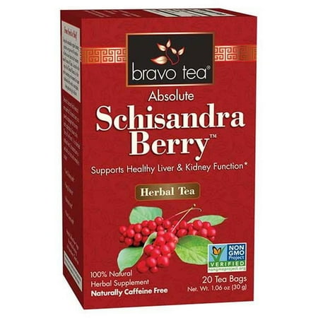 Bravo Tea 689288 Schisandra Berry Tea - 20 Bag