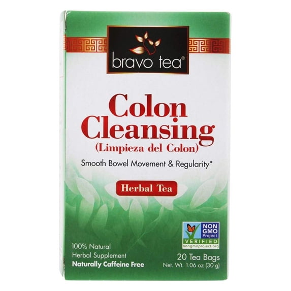 BRAVO TEAS&HERBS, TEA,COLON CLEANSING 20 BAG