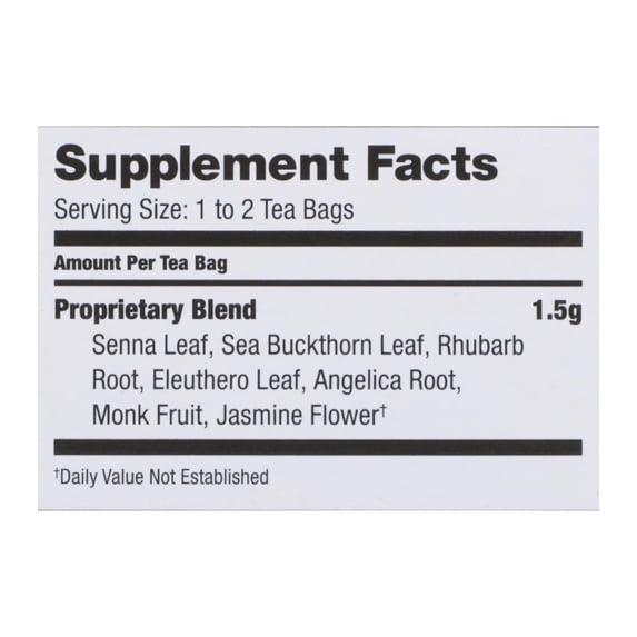 BRAVO TEAS&HERBS, TEA,COLON CLEANSING 20 BAG