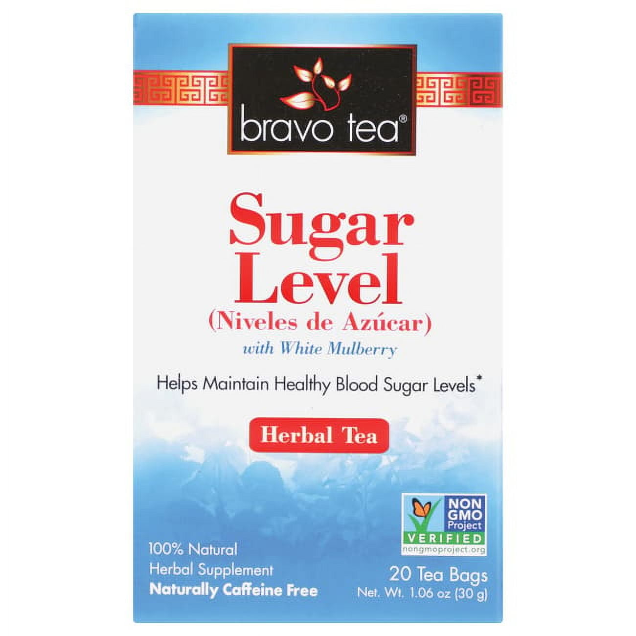 Bravo Tea Sugar Level Tea 20 Bag(S)