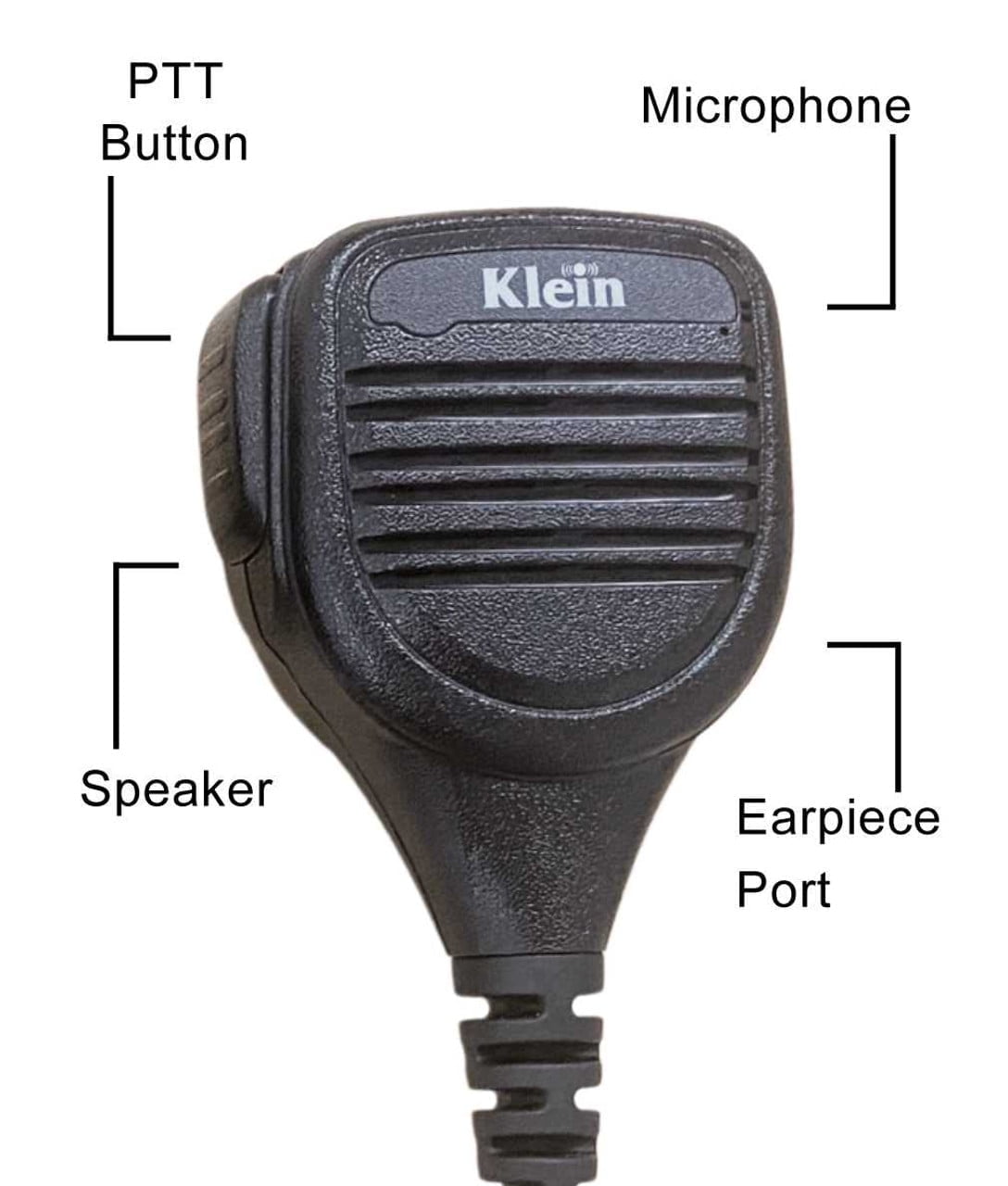 Klein BRAVO Waterproof Shoulder Speaker Mic – Rugged Compact Design