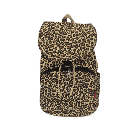 Bravo! Women's Backpack Animal Print Leopard Cheetah Rucksack Drawstring Bag