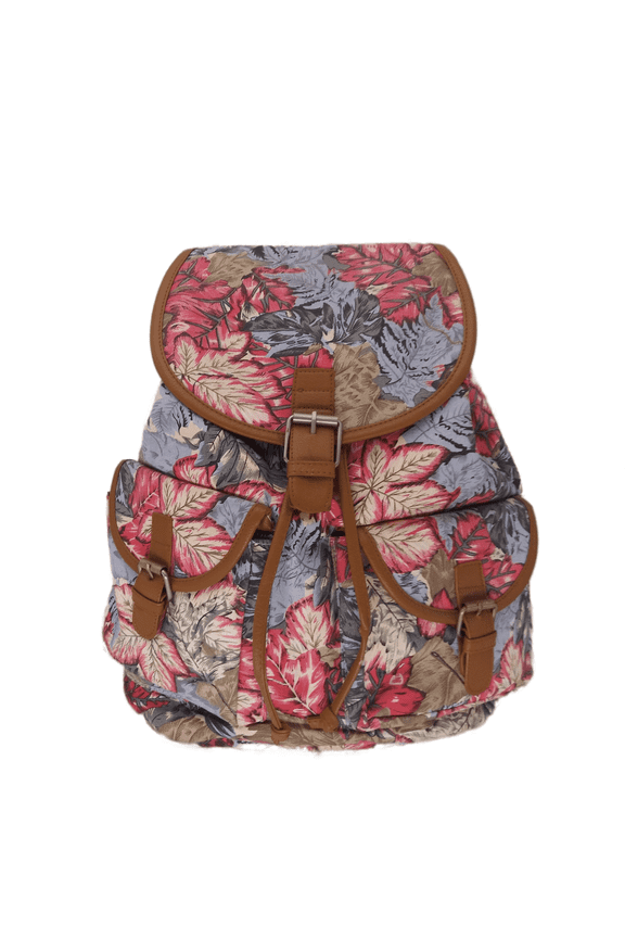 Women's Backpack Autumn Leaves Nature Rucksack Drawstring Bag