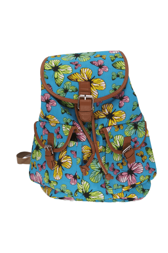 Women's Backpack Butterfly Rucksack Drawstring