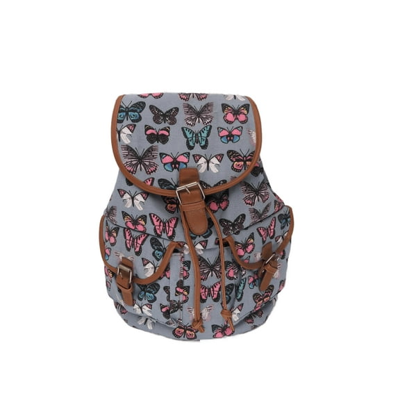 Bravo! Women's Backpack Butterfly Rucksack Drawstring