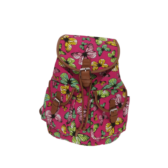 Bravo! Women's Backpack Butterfly Rucksack Drawstring
