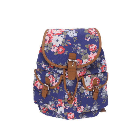 Bravo! Women's Backpack Floral Gerbera Rucksack Drawstring