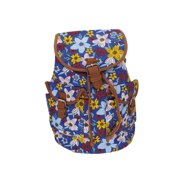 Bravo! Women's Backpack Floral Lily Rucksack Drawstring