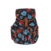 Bravo! Womens Backpack Floral Water Pattern Rucksack Drawstring
