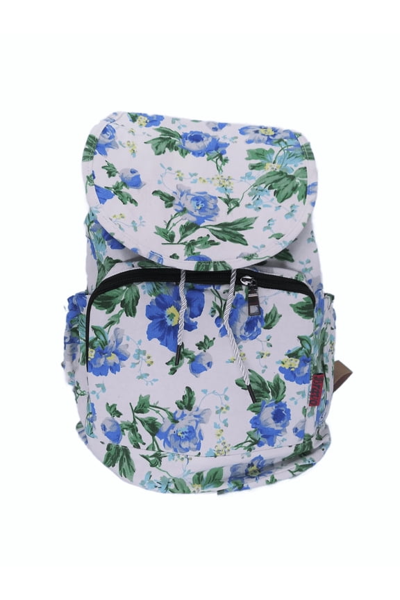Women's Backpack Flower Peony Rucksack Drawstring Bag