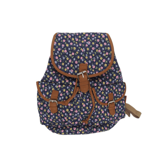 Bravo! Women's Backpack Flower Rucksack Drawstring