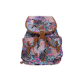 thumbnail image 1 of Bravo! Women's Backpack Island Tropical Pattern Rucksack Drawstring, 1 of 3