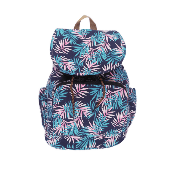 Bravo! Women's Backpack Leaves Tree Rucksack Drawstring