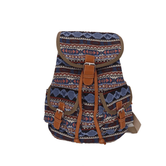 Bravo! Women's Backpack Southern Country Pattern Rucksack Drawstring Bag