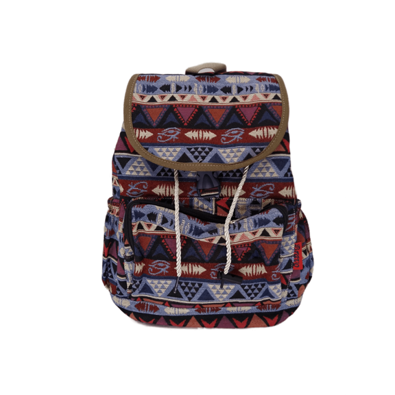 Bravo! Women's Backpack Tribal Pattern Rucksack Drawstring Bag