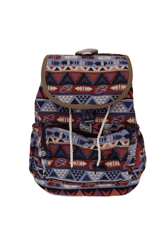 Women's Backpack Tribal Pattern Rucksack Drawstring Bag