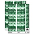 thumbnail image 1 of Bravocado Bravo Avocado Teacher Student School Sticker Set - Dark Green - Gloss Finish - 2.00" Large, 1 of 7