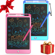 Bravokids 10" LCD writing tablet for Kids, Electronic Drawing Tablet Drawing Pad for Kids, Doodle Board as Educational and Learning Toys Birthday Gifts for Girl