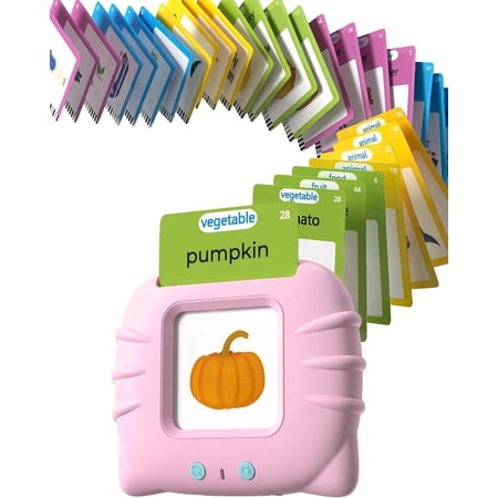 Bravokids Talking Flash Cards, Montessori-Inspired Learning System for Toddlers 1-3, Play, Learn, and Explore with 224 Words