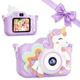 thumbnail image 1 of Bravokids Kids Camera, Unicorn Toddler 1080P Digital Camera with 32GB SD Card, Birthday Gift for Girls Age 3-9, 1 of 7