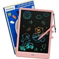 thumbnail image 1 of Bravokids Toys for 3-6 Years Old Girls Boys, LCD Writing Tablet 10 Inch Doodle Board, Electronic Drawing Tablet Drawing Pads, Educational Birthday Gift for 3 4 5 6 7 8 Years Old Kids Toddler (Pink), 1 of 5