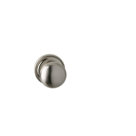 Bravura Hardware Lynchburg 336B Solid Zinc Elite Half Dummy US15 Door Knob, Satin Nickel
