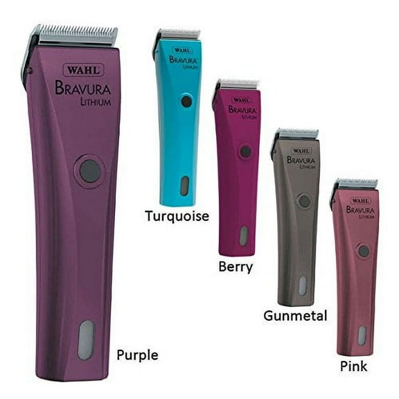 Bravura Professional Grooming Clippers Attachement Guide Comb Set Choose Color (Purple)
