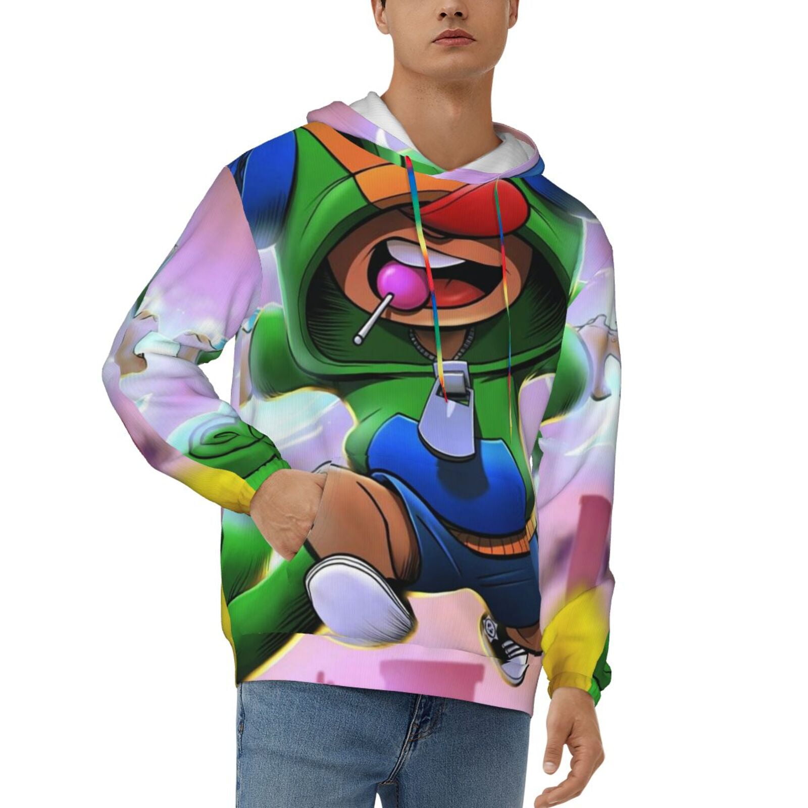 Brawl Stars 3d Printed Hoodie With Large Hood And Pockets Unisex Christmas And Halloween Men S Casual Pullover Hooded Sweatshirt Walmart