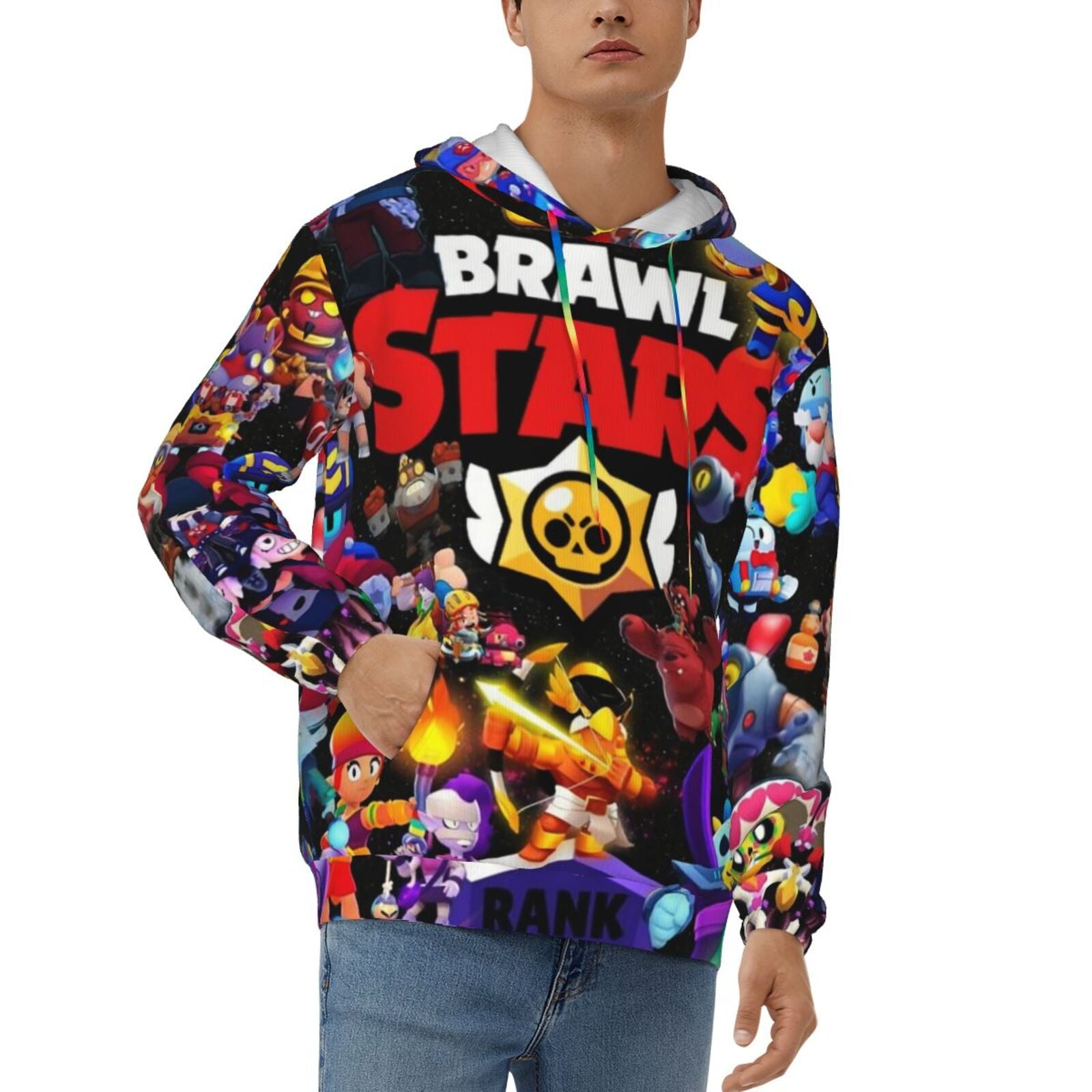 Brawl Stars 3d Printed Hoodie With Large Hood And Pockets Unisex Christmas And Halloween Men S Casual Pullover Hooded Sweatshirt Walmart
