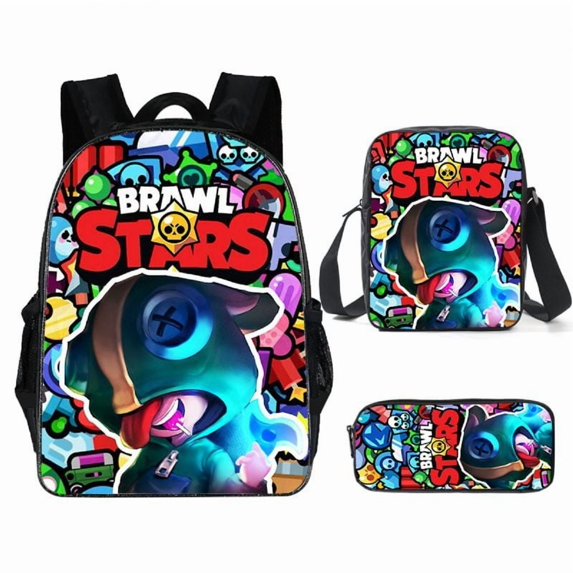 Brawl Stars Backpack Cartoon Little Horse Mary Print Student School Bag ...