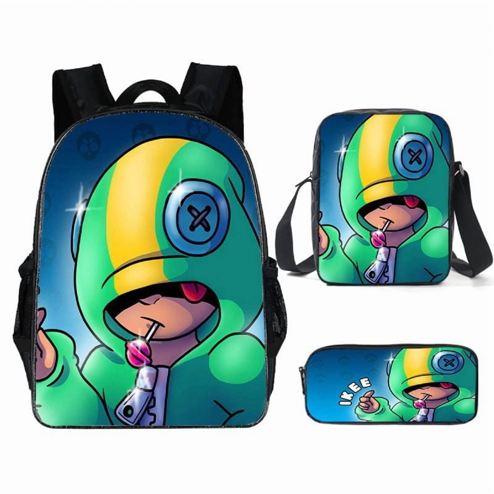 Brawl Stars Backpack Cartoon Little Horse Mary Print Student School Bag ...