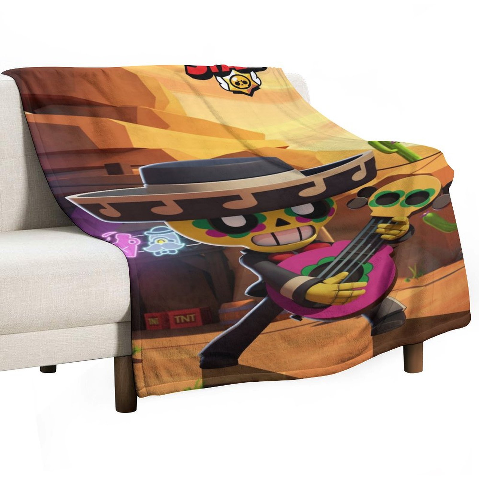 Brawl _Stars Blanket Comfortable Warm Lovely Anime 60"x80"