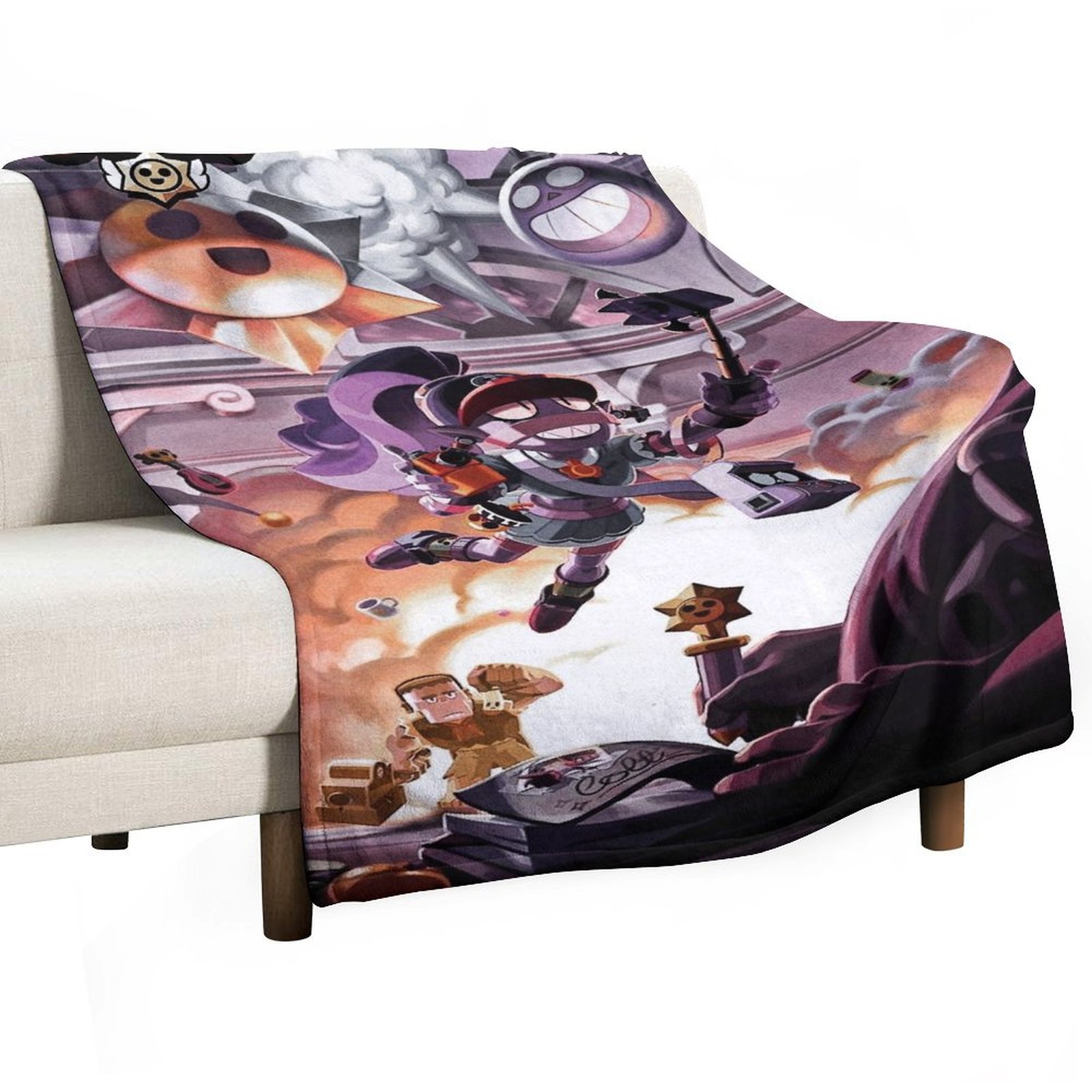 Brawl _Stars Blanket Comfortable Warm Lovely Anime 60"x80"