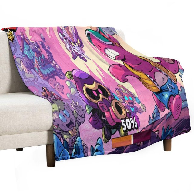 Brawl _Stars Blanket Comfortable Warm Lovely Anime 60"x80"