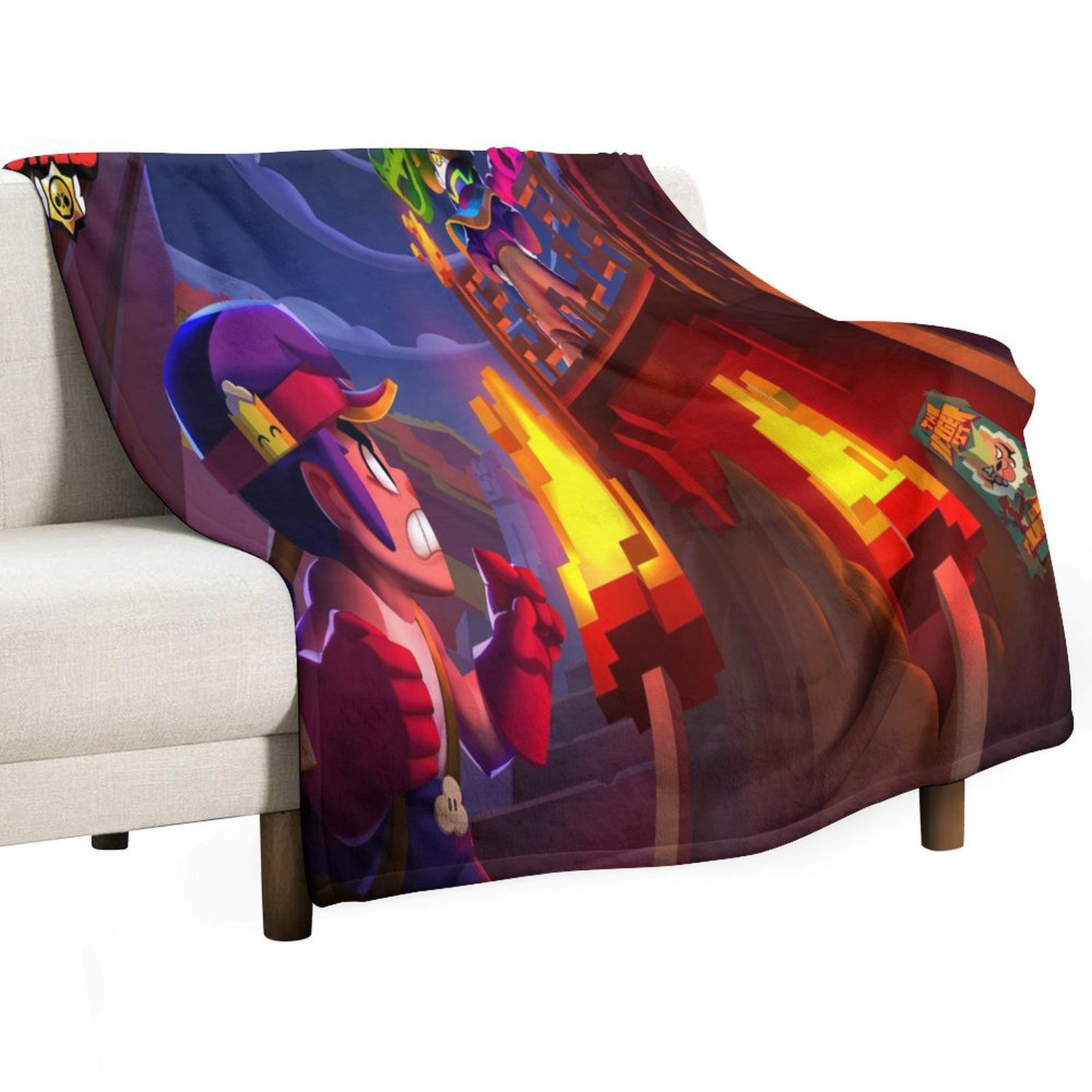 Brawl _Stars Blanket Comfortable Warm Lovely Anime 60"x80"