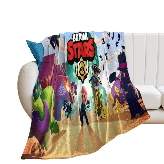 Brawl _Stars Blanket Warm All Season For Kids Women Men Cute Anime Gift