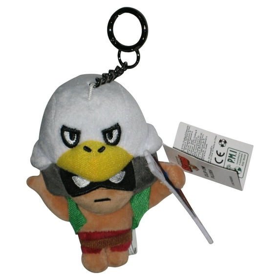 Brawl Stars Line Friends Bullsitoy 4-Inch Bo Clip-On Plush Keychain